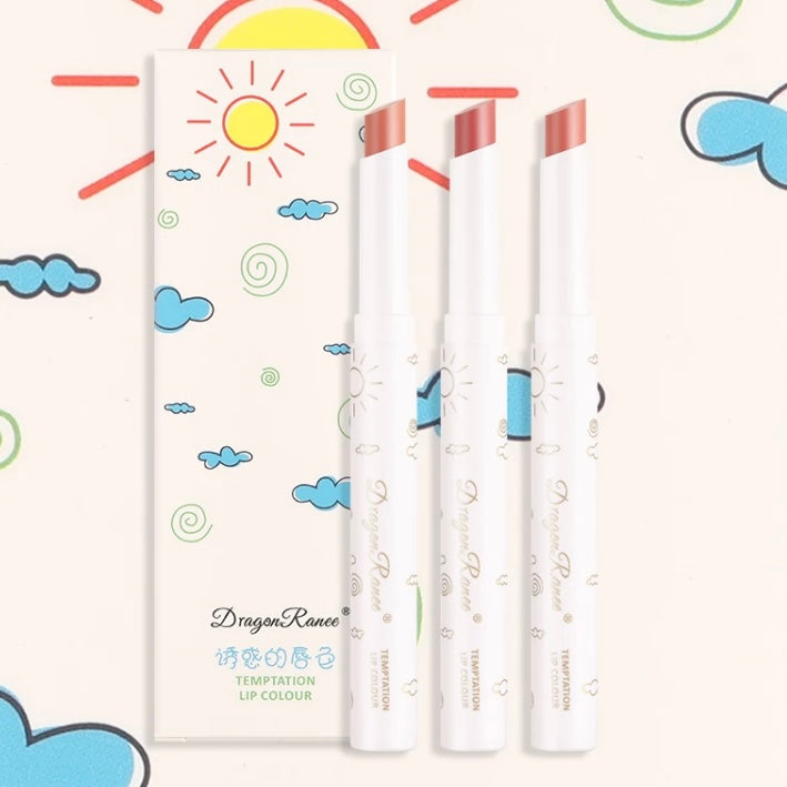 Dragon Ranee ensembles de 3 stylos à rouge à lèvres Nude
