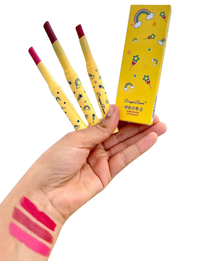 Dragon Ranee ensembles de 3 stylos à rouge à lèvres