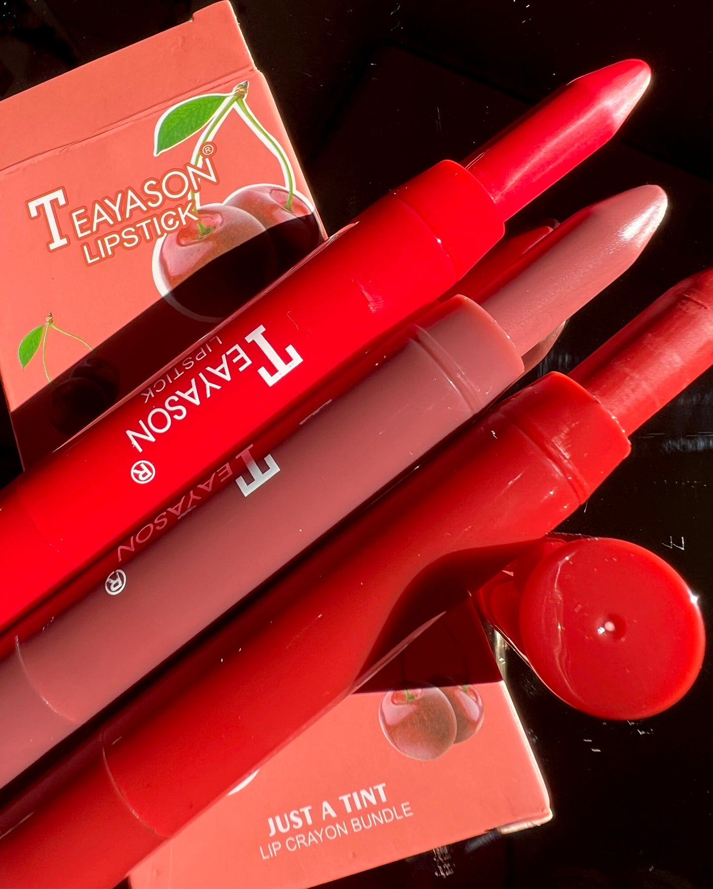 Ensemble de 3 Rouges à Lèvres Velours Stylo