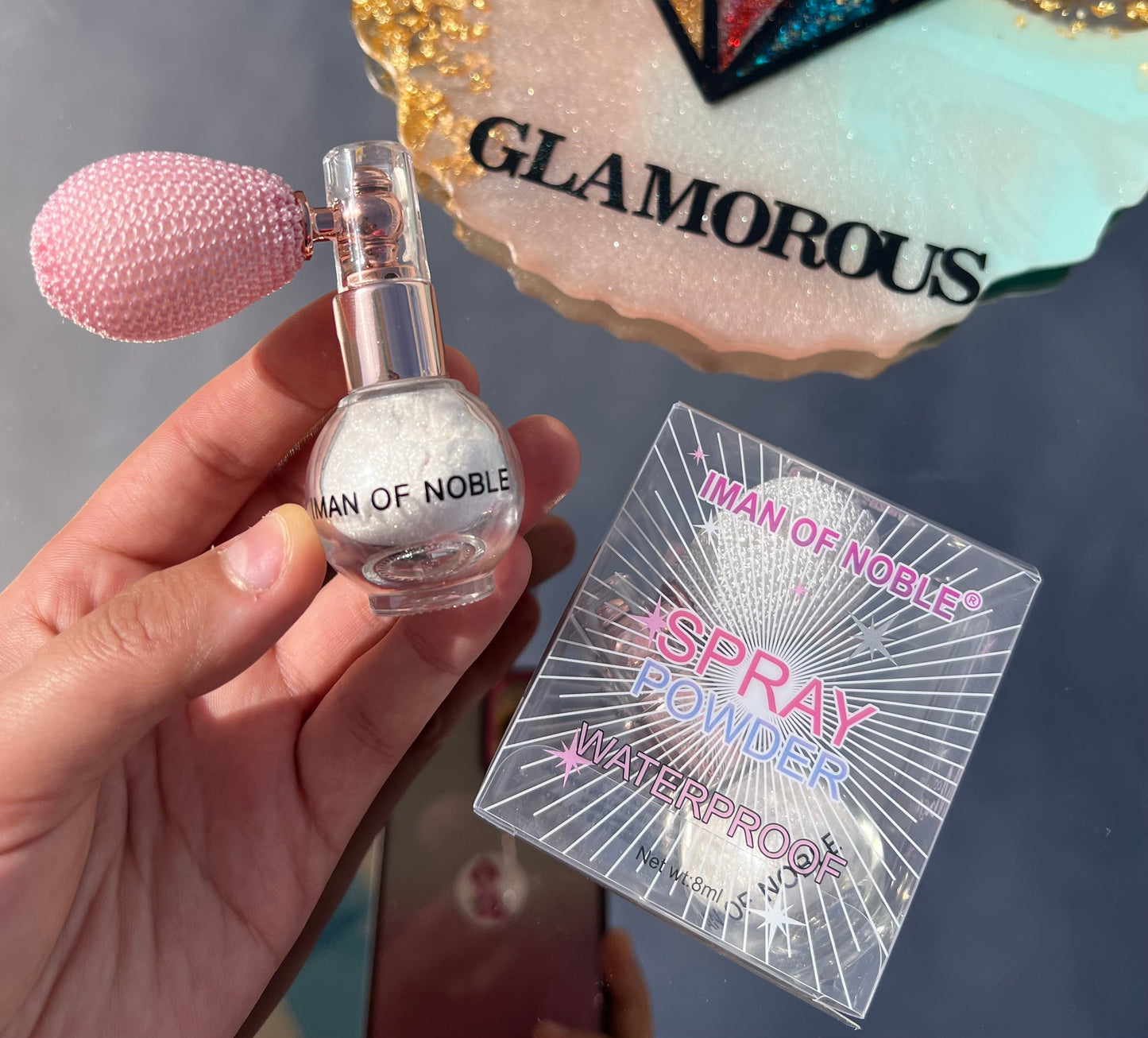 SPRAY HIGHLIGHTER WATERPROOF - IMAN OF NOBLE