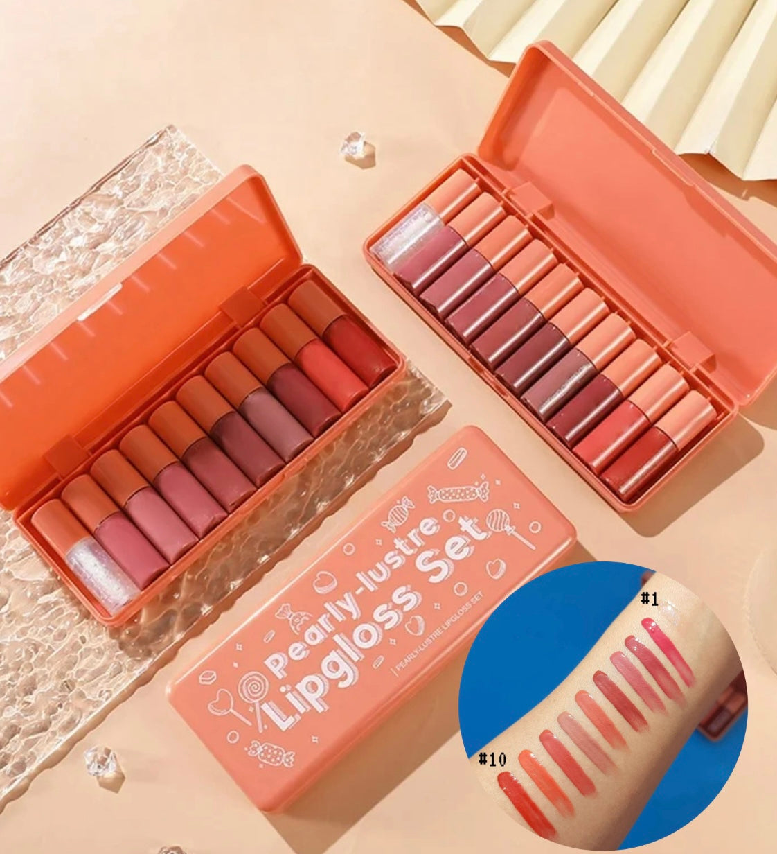 Set Of 10 Moisturizing Lip Gloss Dragon Rance