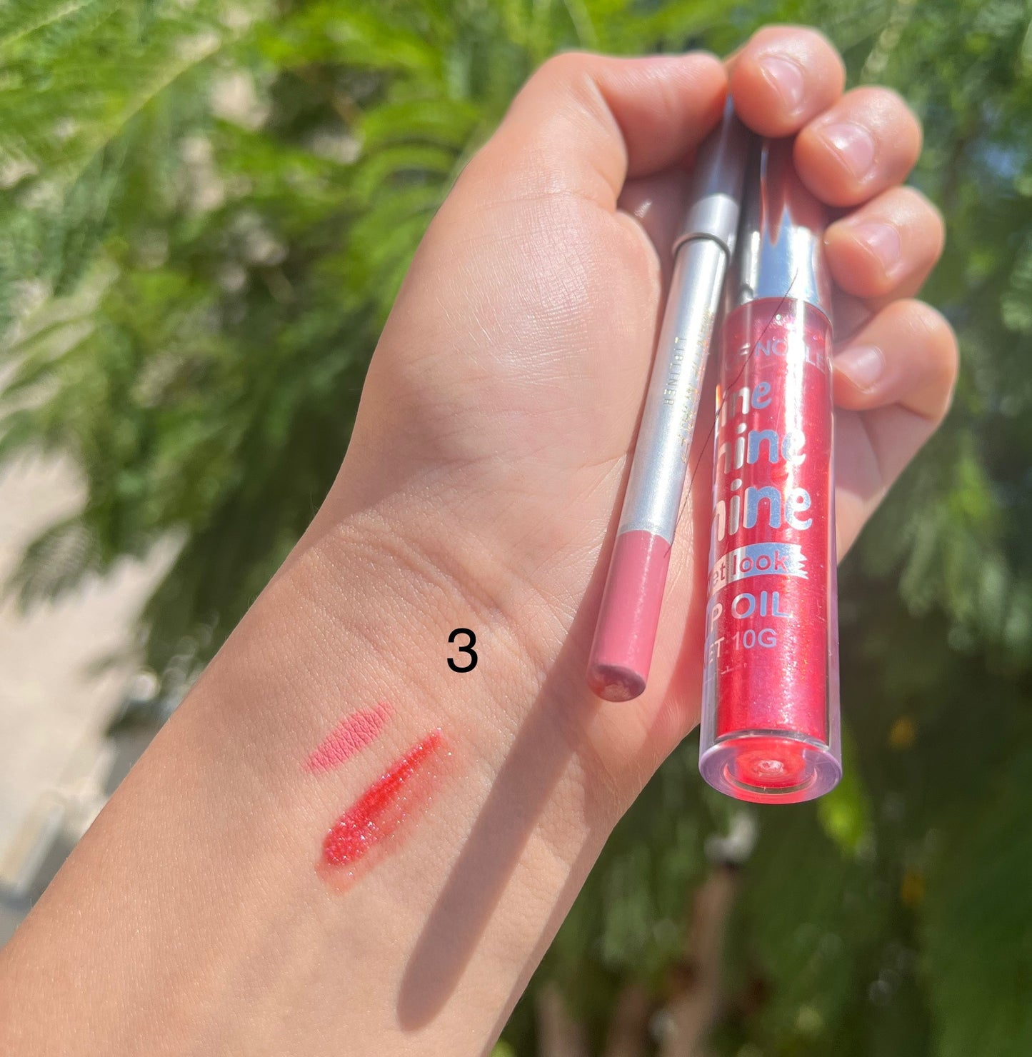 Lip Combo IMAN OF NOBLE SHINE GLOSS + LIPLINER
