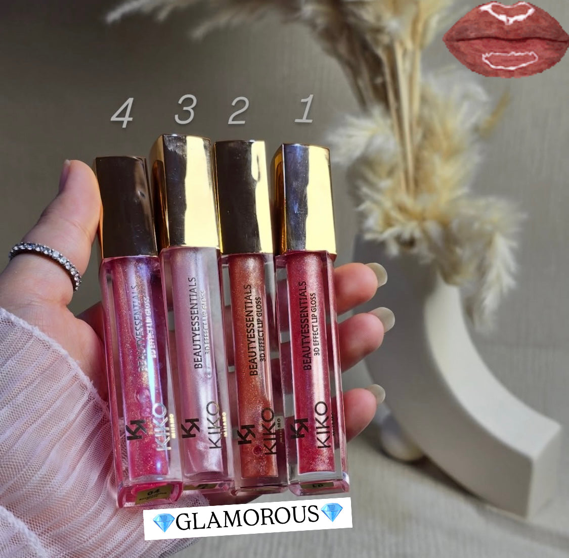 KIKO - Glitter Lip Gloss 3D - BEAUTY ESSENTIALS