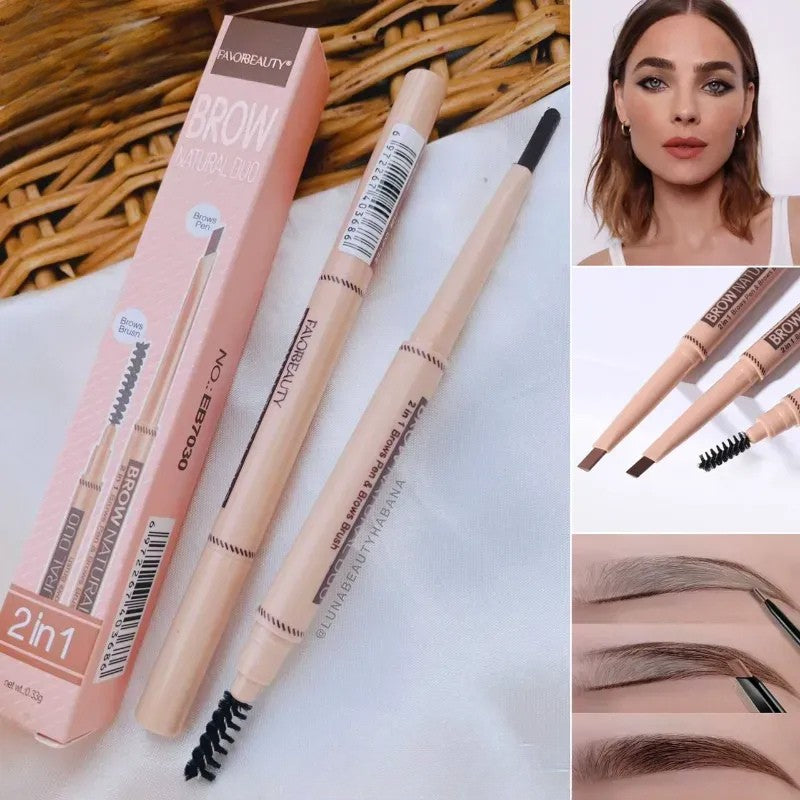 Crayon à sourcils FAVORBEAUTY brow natural duo
