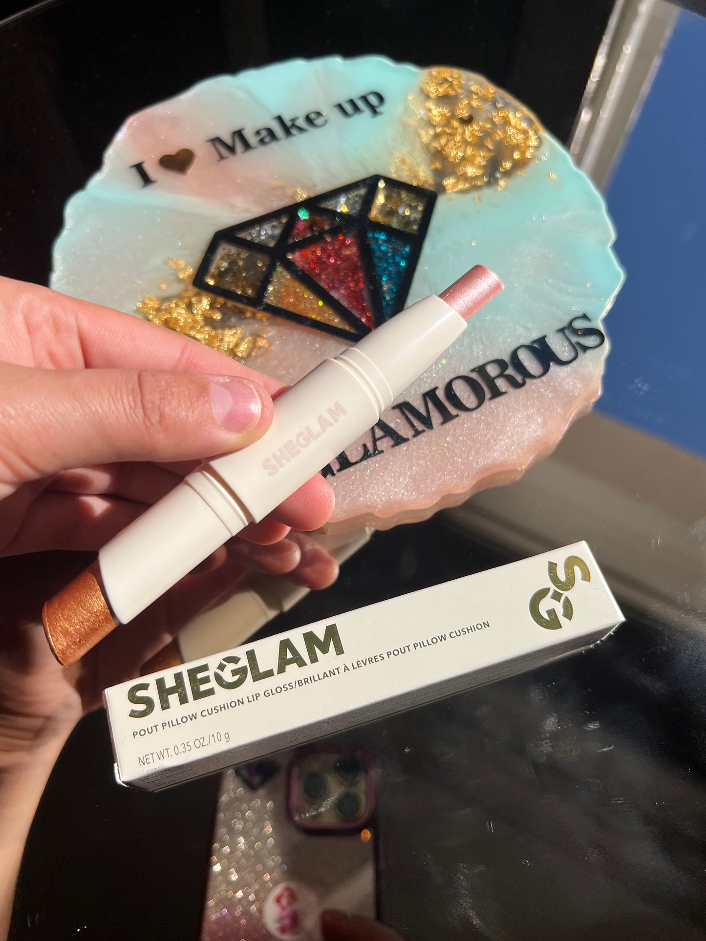 SHEGLAM 2 In 1 Dual Head Cream Highlighter Stick PEARL & SAND