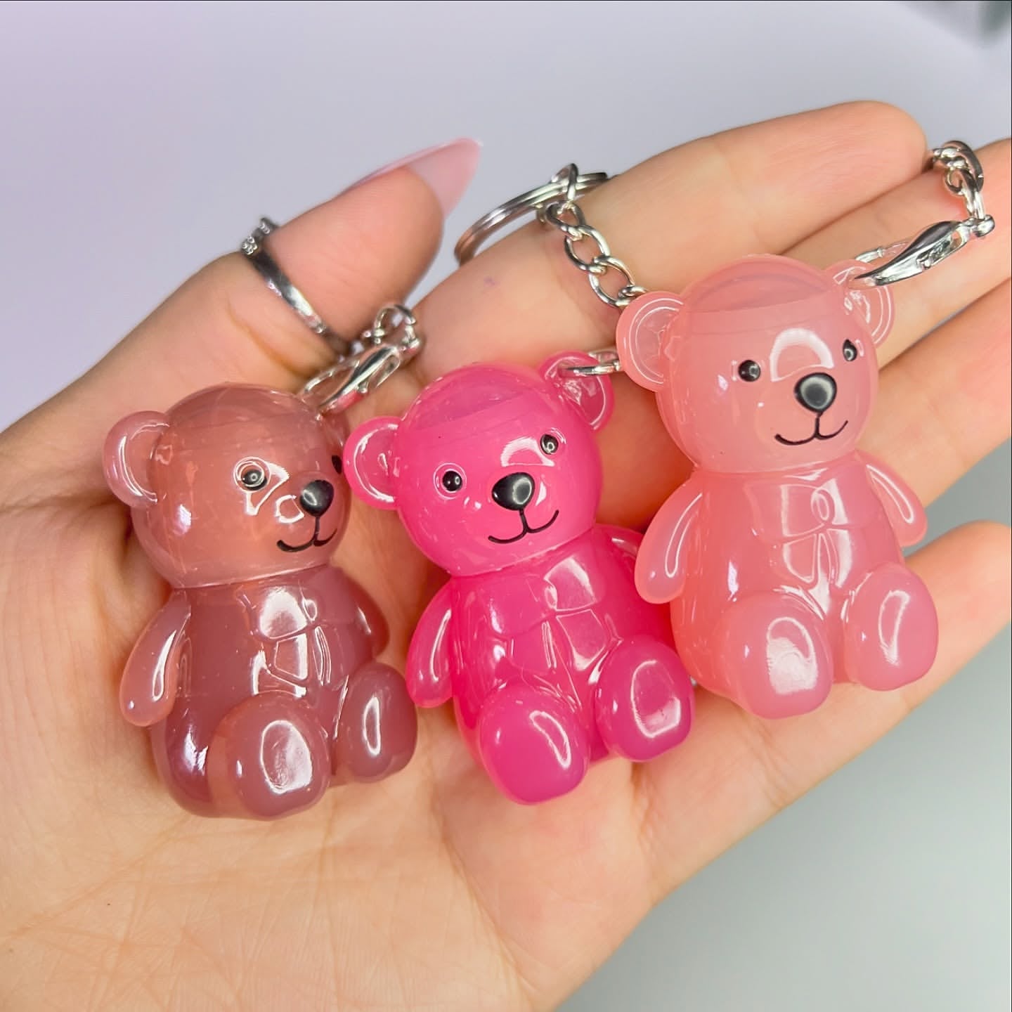 Porte-clés lipgloss Ours Miss Betty 🧸🐻