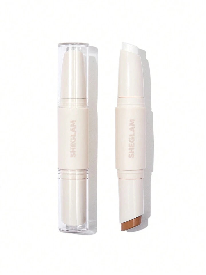 SHEGLAM 2 In 1 Dual Head Cream Contour Highlighter Stick COFFEE & GOLD