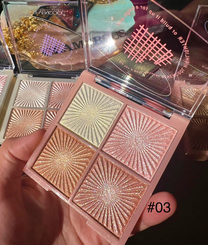 Palette Highlighter 4en1 SEVENCOOL