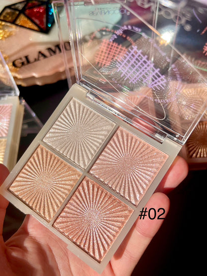 Palette Highlighter 4en1 SEVENCOOL