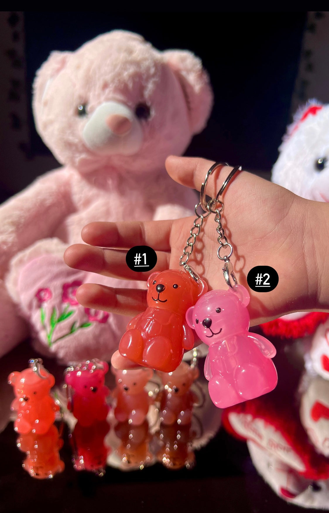 Porte-clés lipgloss Ours Miss Betty 🧸🐻