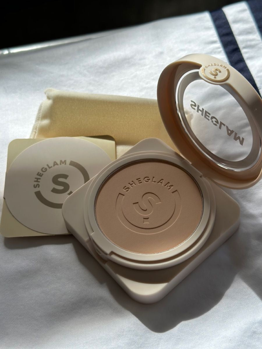 Skin-Focus High Coverage Powder Foundation-Linen- SHEGLAM