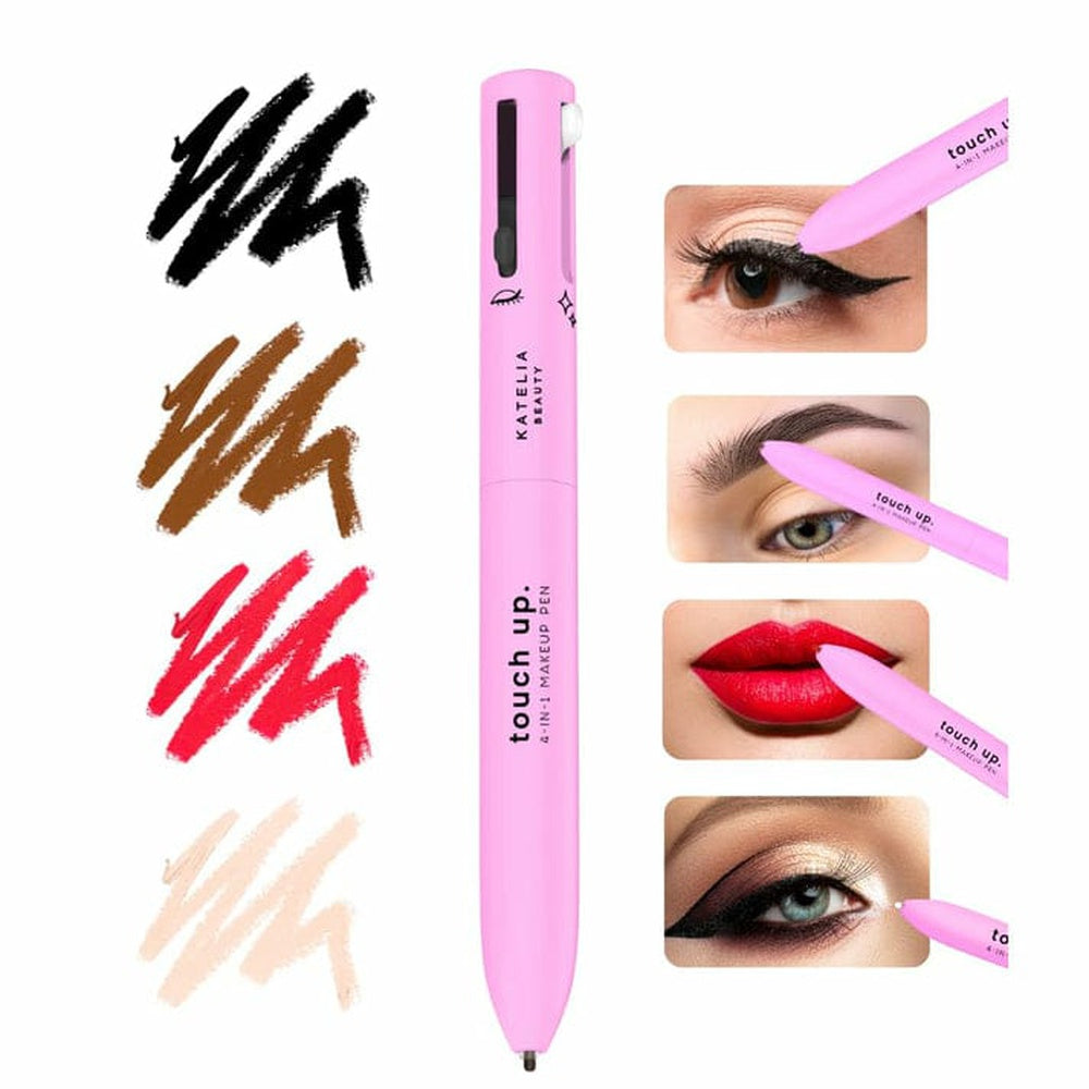 Makeup Pen Waterproof 4 in 1 Eyebrow Pencil, Lip Liner, Highlight, Eyeliner Waterproof