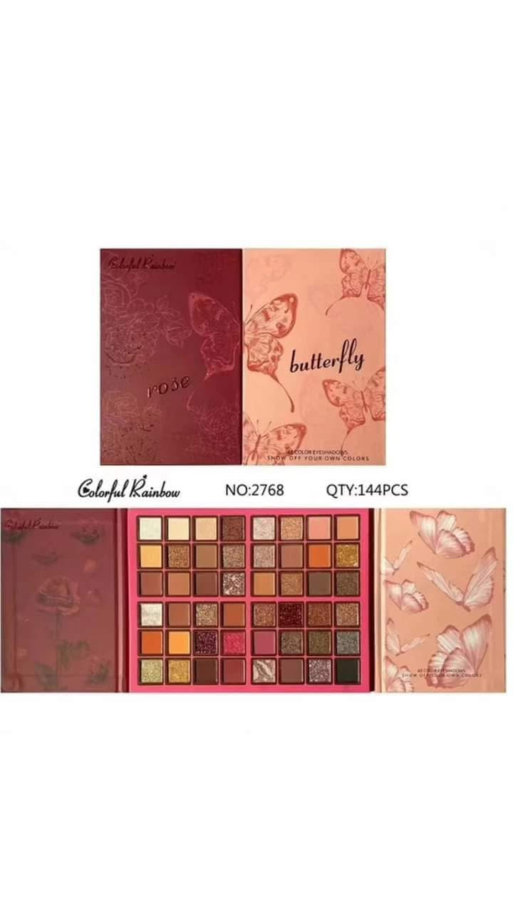 Palette Rose Butterfly Colorful Rainbow - 48 couleurs