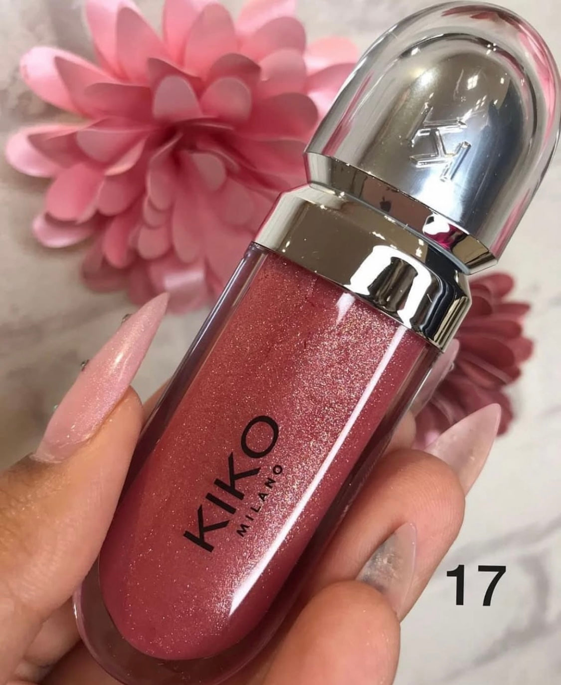 KIKO 3D HYDRA LIPGLOSS -17- Pearly Mauve