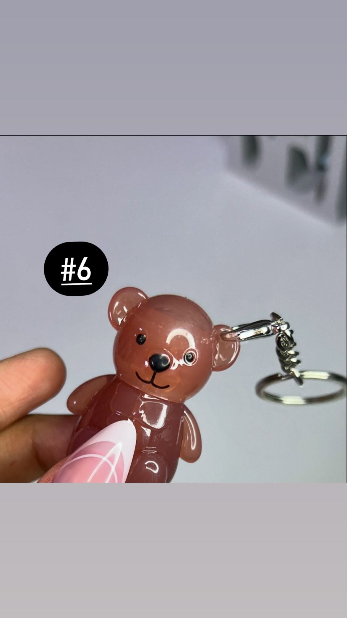 Porte-clés lipgloss Ours Miss Betty 🧸🐻