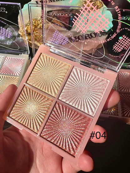 Palette Highlighter 4en1 SEVENCOOL