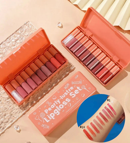 Set Of 10 Moisturizing Lip Gloss Dragon Rance