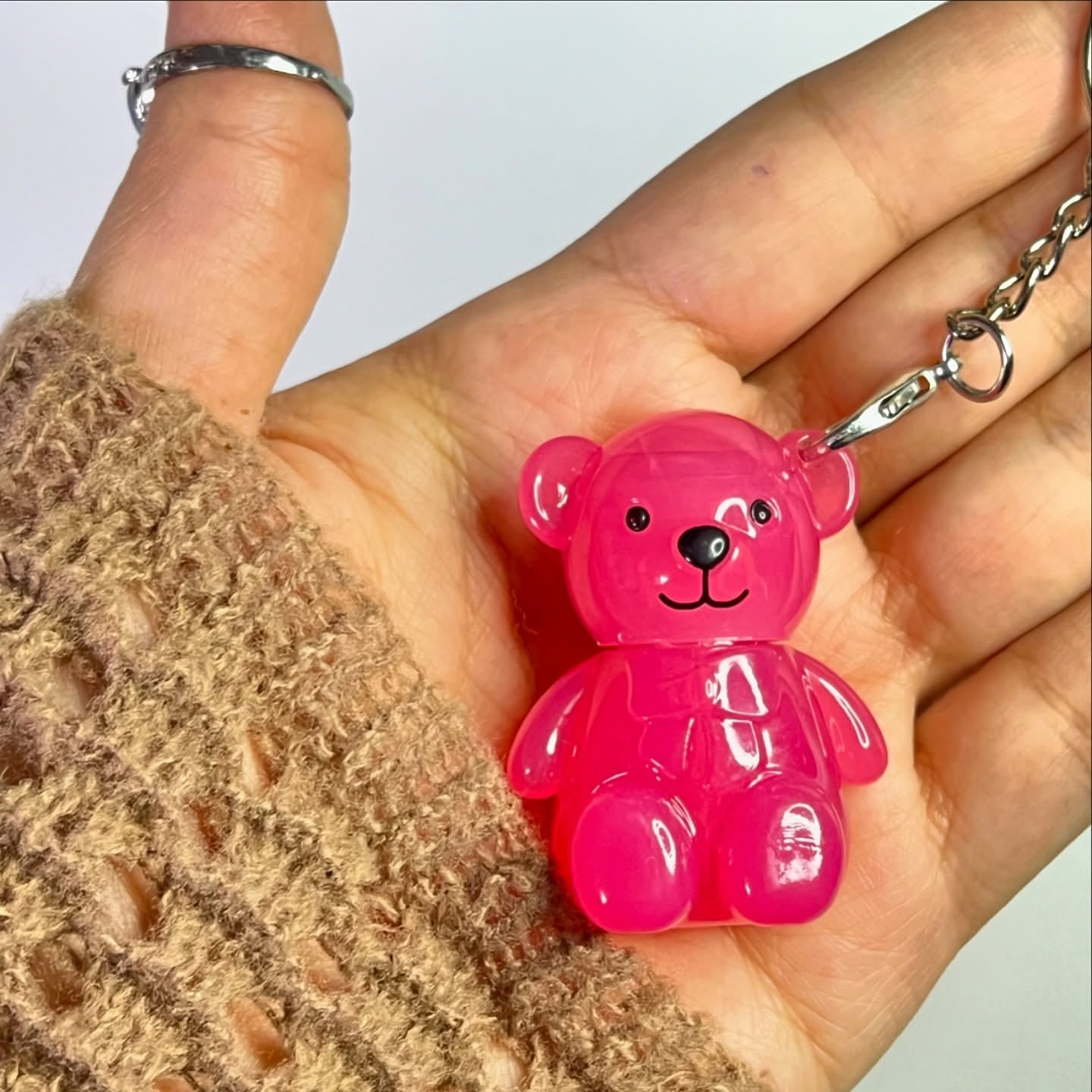 Porte-clés lipgloss Ours Miss Betty 🧸🐻