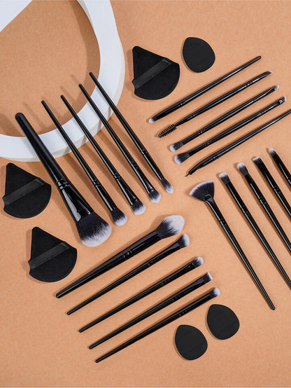 MAANGE Ensemble De 26 Pièces D'outils De Maquillage Doux