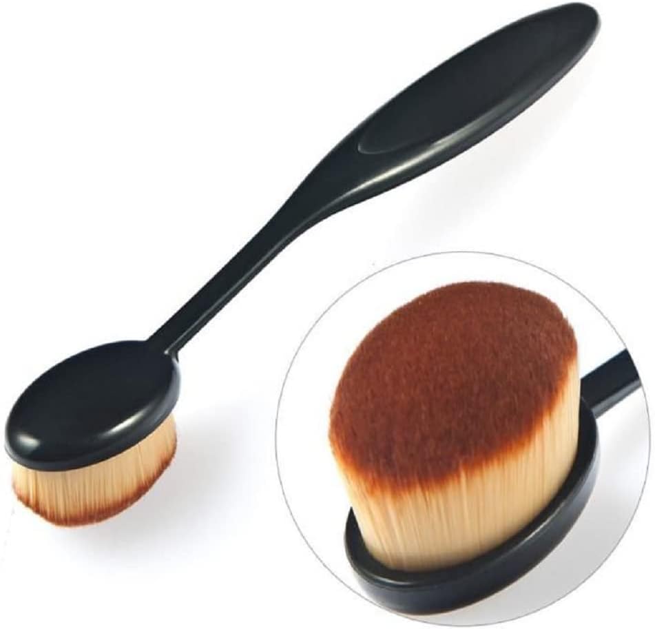 Pinceau de maquillage brosse ovale pour Fond de teint et Correcteur Base