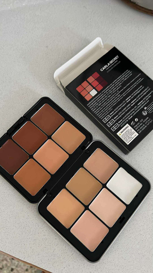 Palette visage creamy Carla secret 12 couleurs