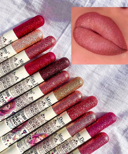 12 Color lip liner Glitter Miss Demi